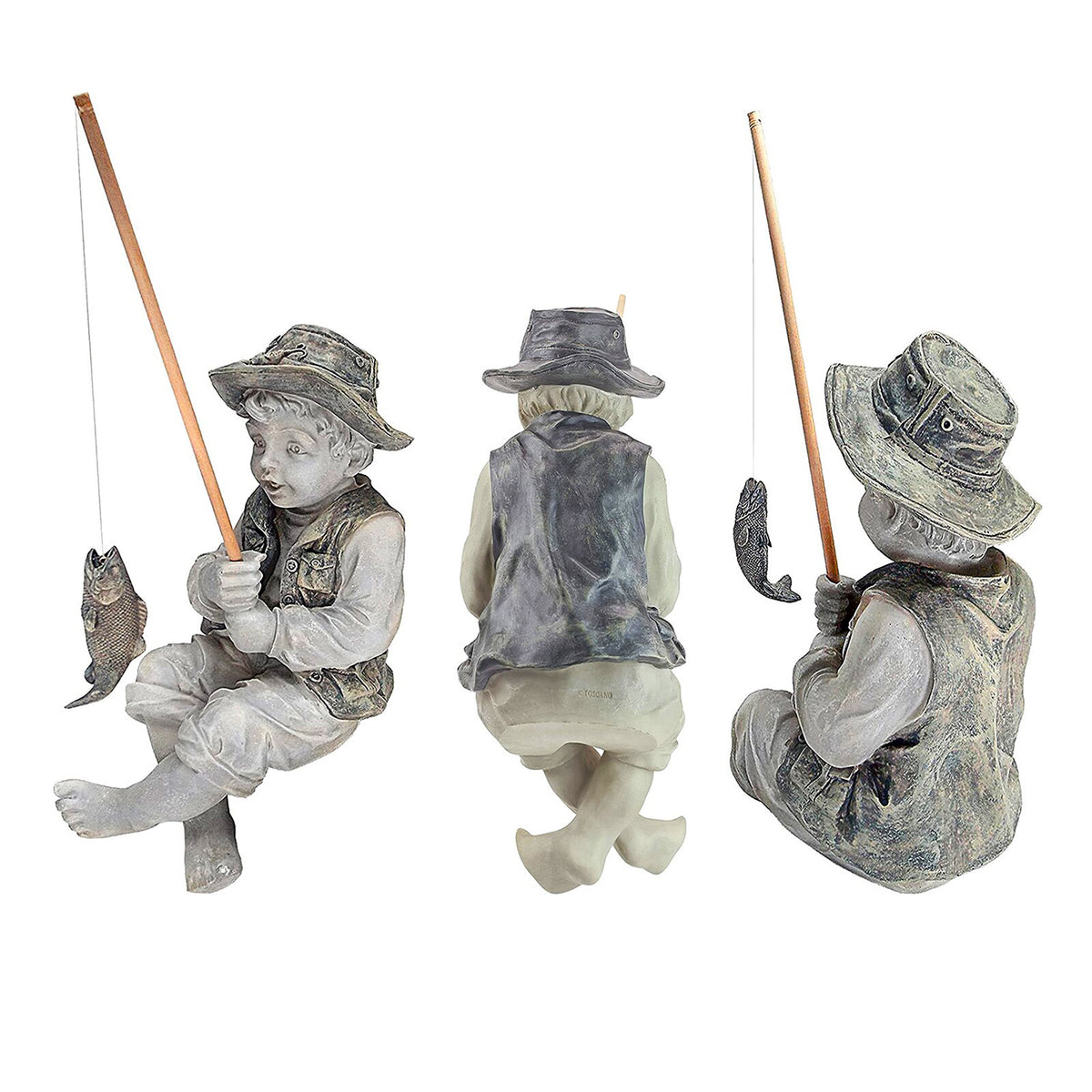 MUSISALY 1 Jeu Statue De Pêcheur Figurine De Pêcheur Miniature Accessoire  Photo Bateau Statues Détang Figurine De Pêcheur Vieil Homme Accessoire  Micro Paysage Un Verre Aîné Grès Accessoires : : Jardin