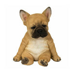 Statue de chien mignon bouledogue